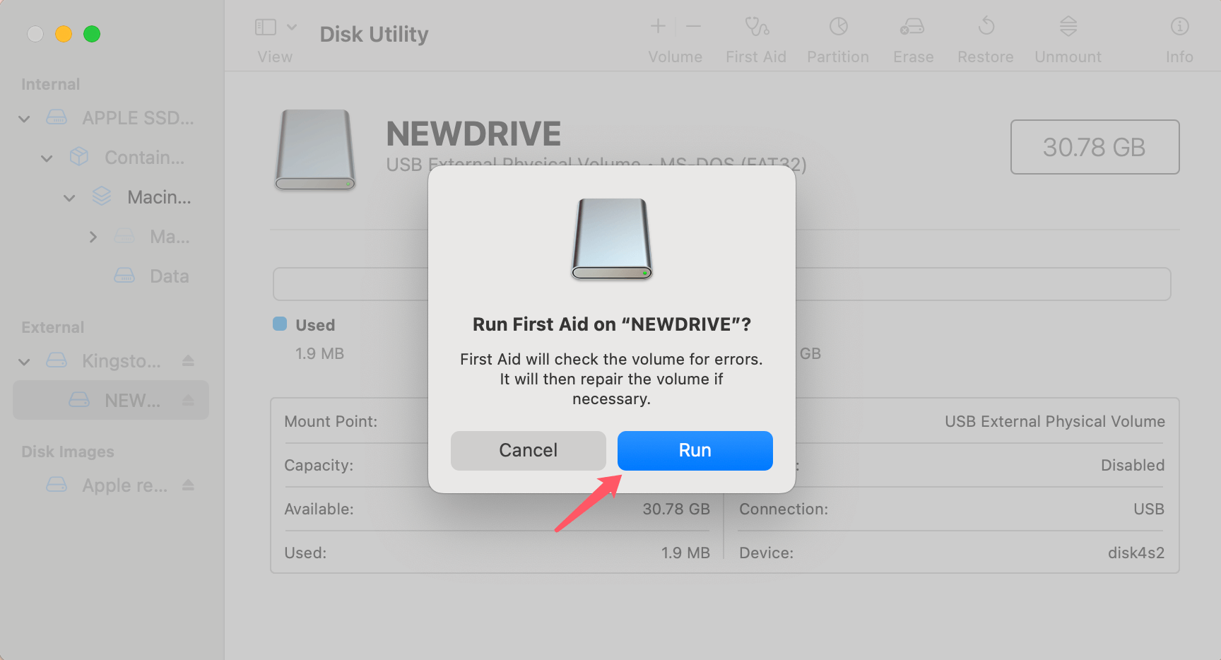 Fix com.apple.DiskManagement.disenter error 49244 on Mac