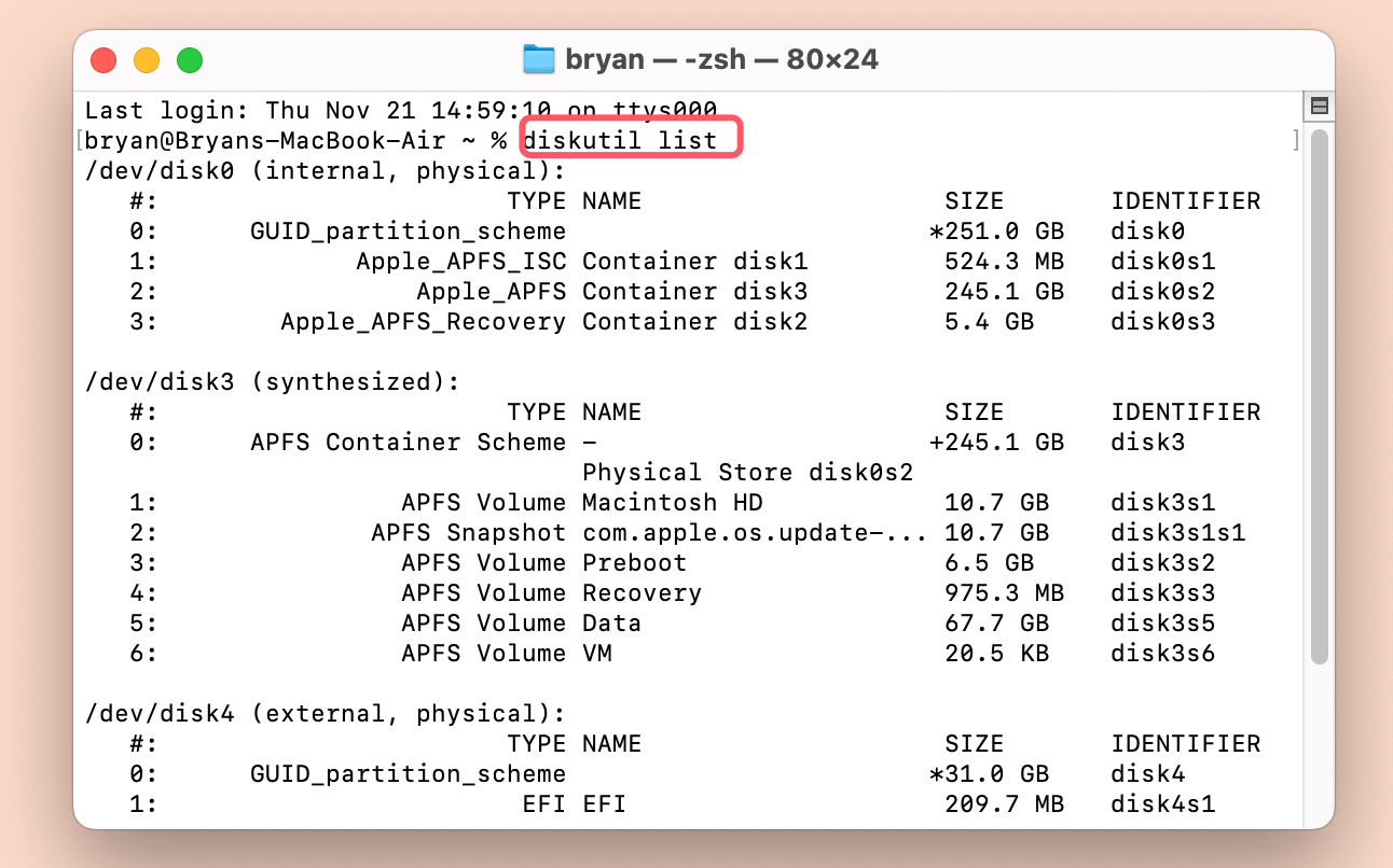 Fix com.apple.DiskManagement.disenter error 49244 on Mac