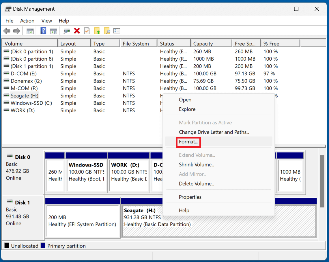 A disappearing hard drive on Windows 10
