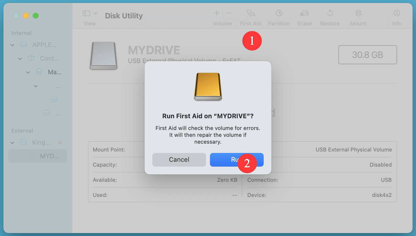 Fix Hard Drive Spinning but Not Detected