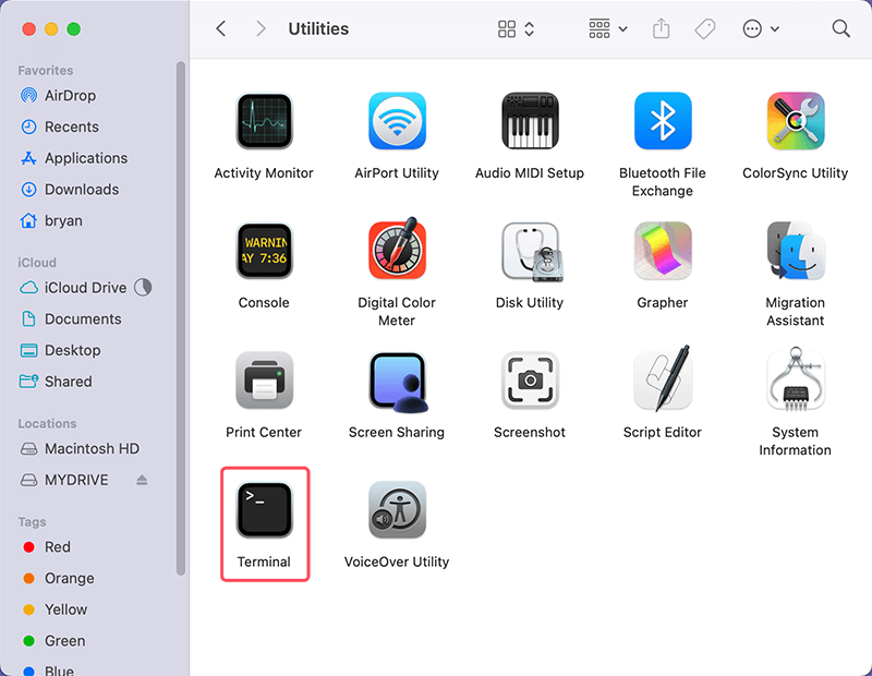 Use Terminal to Manually Change Permissions