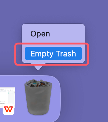 Empty the Trash