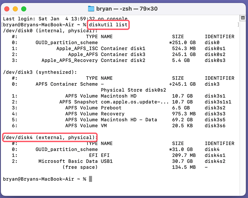 Use Terminal to Repair the Disk