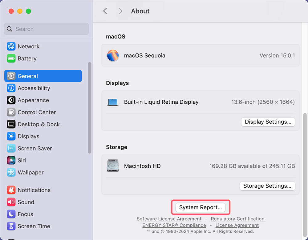 Open System Information