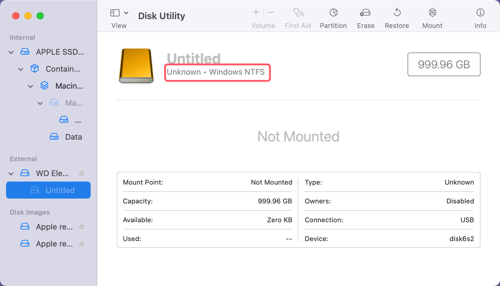 Check for File System Incompatibility
