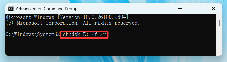 Check Disk Health and Perform Error Checking
