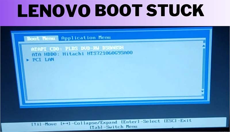 fix Lenovo computer boot issue