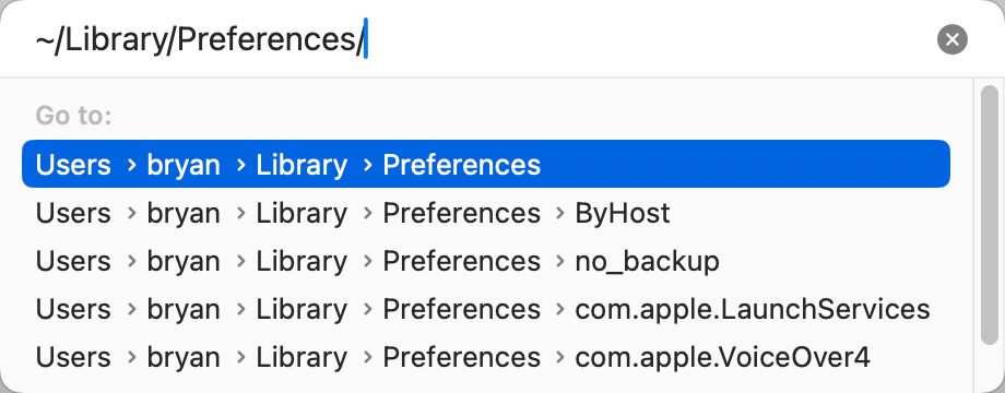 Backup Your Preferences