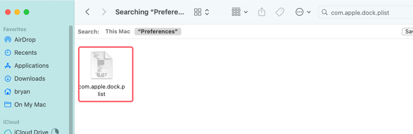 Backup Your Preferences