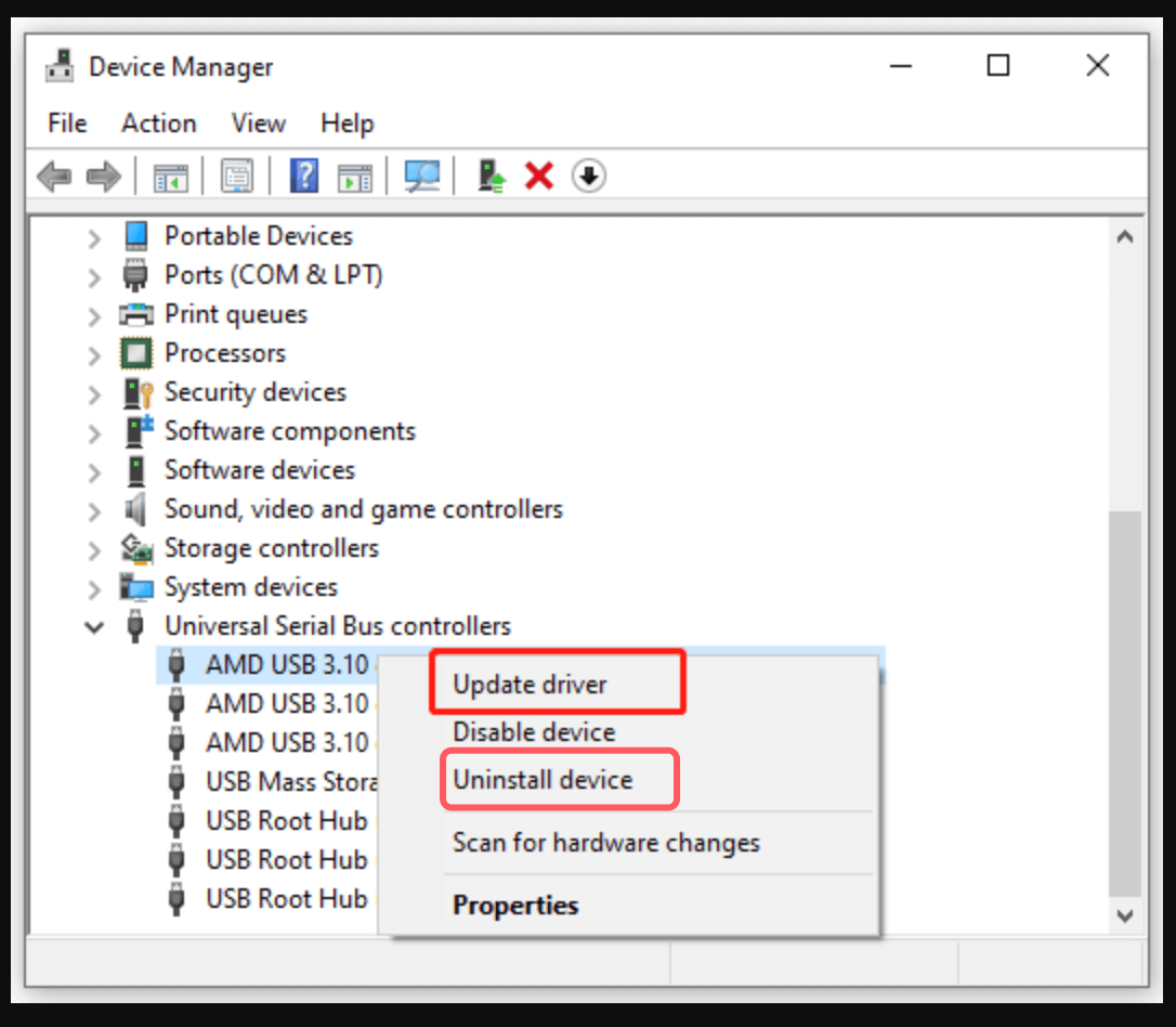 Reinstall or Update Device Drivers On Windows