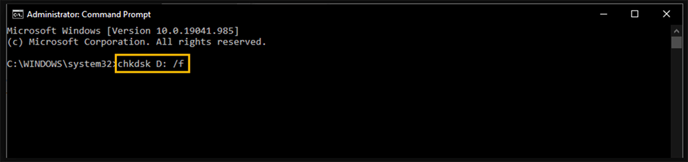 How to use CHKDSK (Windows)