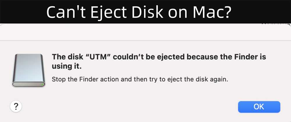 can't eject disk on Mac