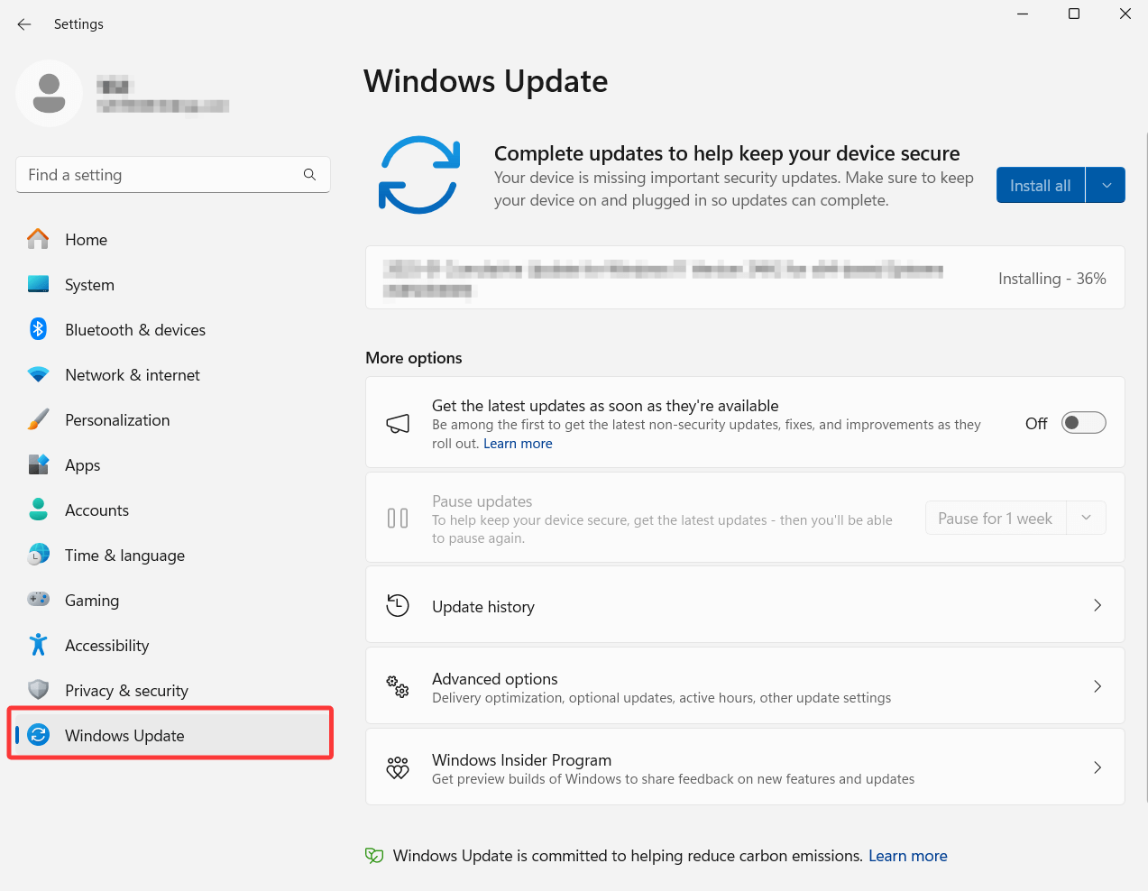 Update the Operating System