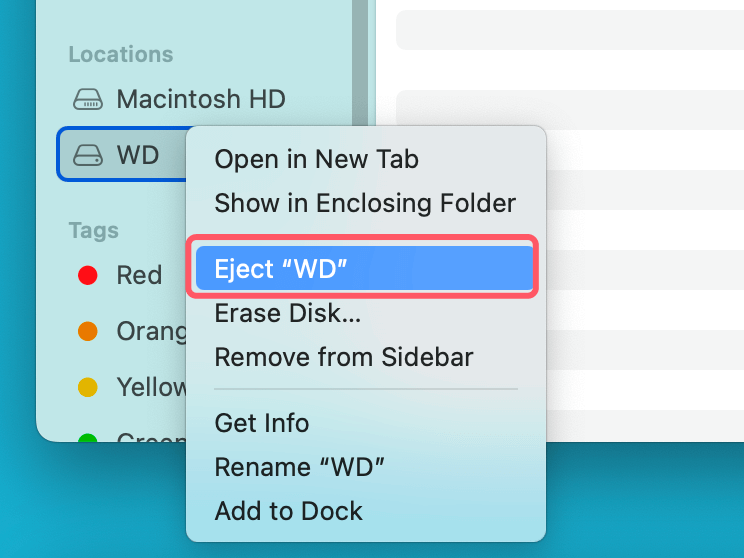Eject Drives Properly
