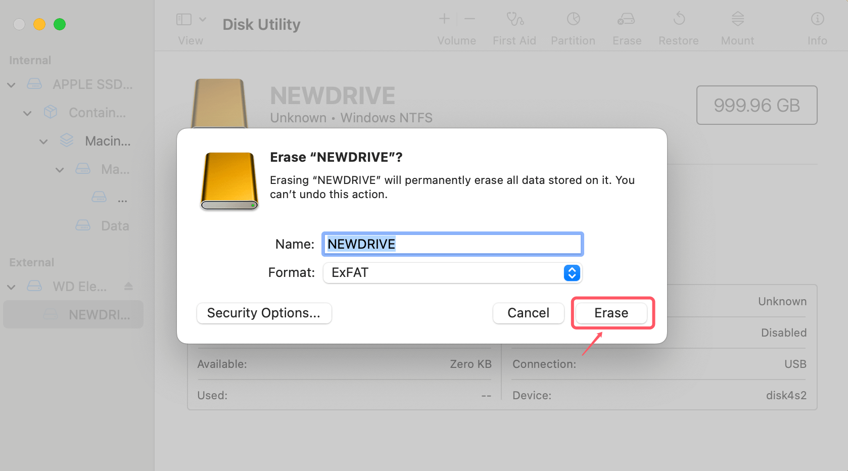 Fix NTFS Drive is Read-Only on macOS Big Sur