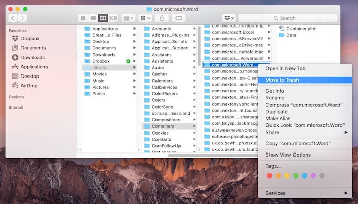 fix Word/Excel/PowerPoint keep crashing on Mac