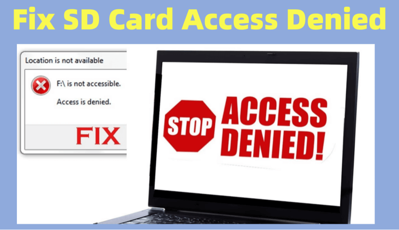 SD card access denied