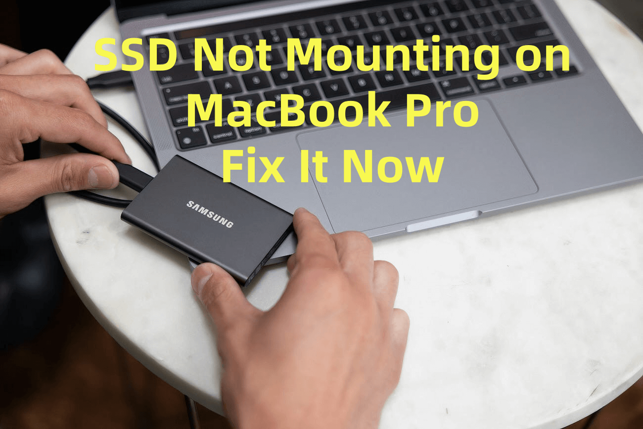 SSD not mounting on a MacBook Pro