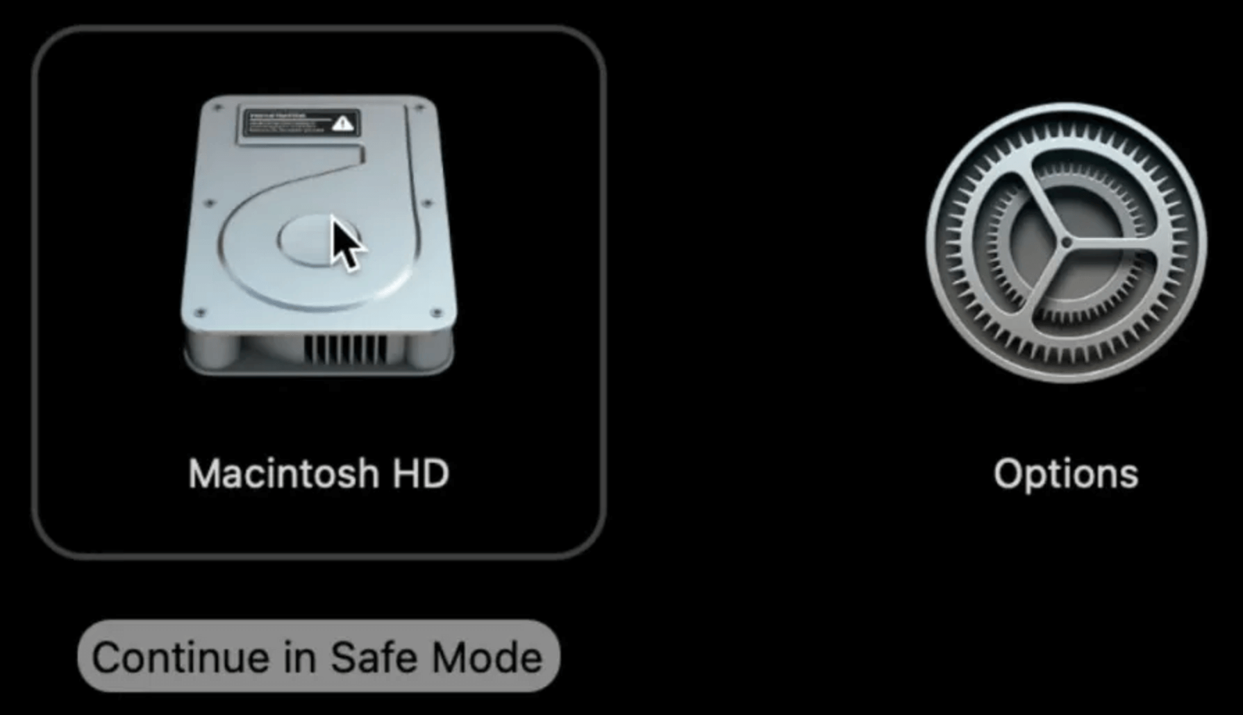 SSD not mounting on a MacBook Pro