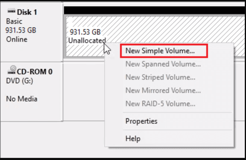 SSD not showing up on Windows 10
