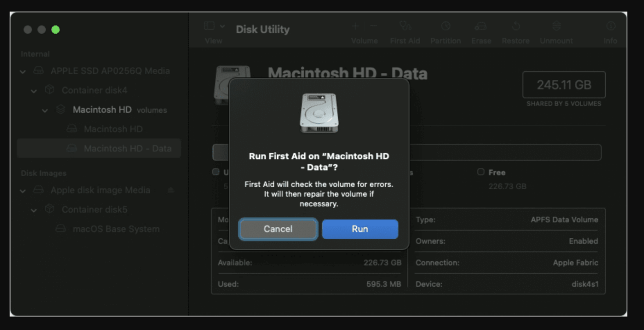 Fix The Volume Macintosh HD Was Found Corrupt and Needs to Be Repaired