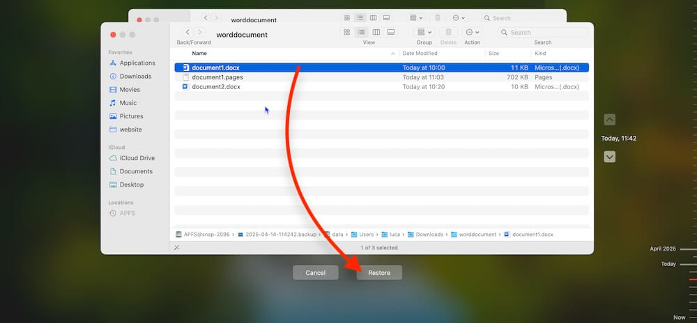 fix unreadable Word document on Mac