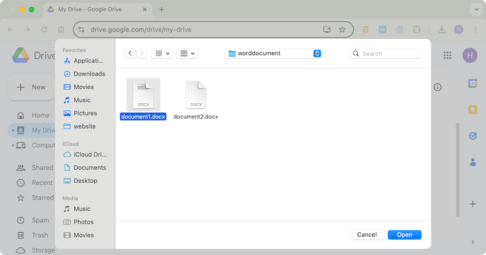 fix unreadable Word document on Mac
