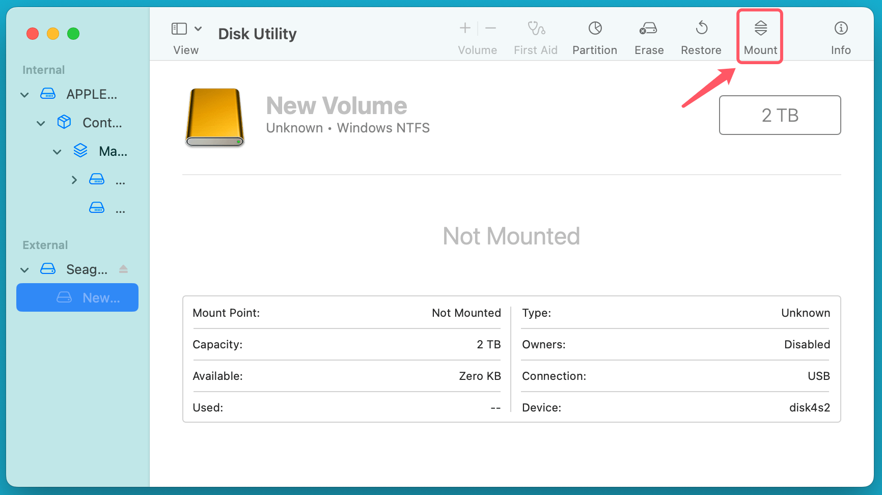 Fix Unreadable Seagate External Hard Drive on Mac Without Losing Data