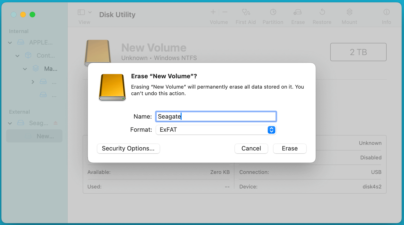 Fix Unreadable Seagate External Hard Drive on Mac Without Losing Data
