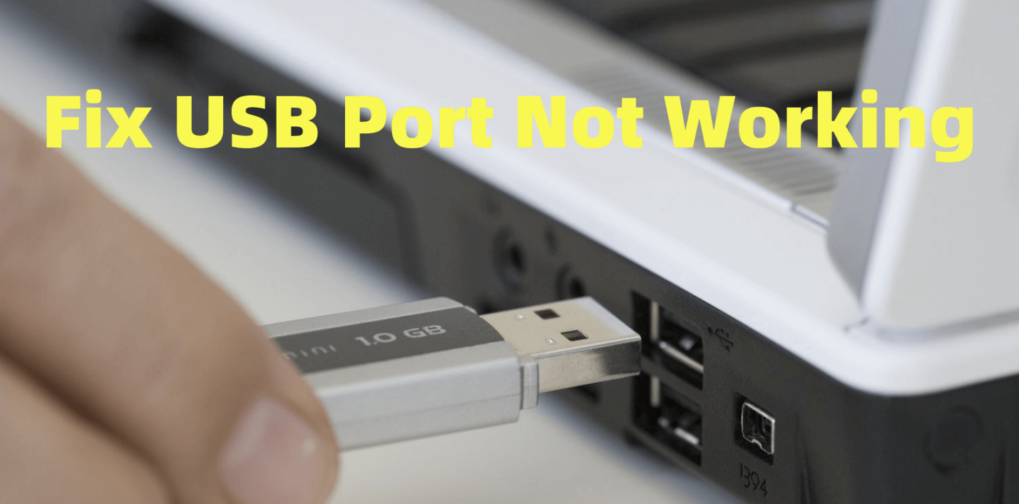 USB port might not work on a Windows laptop or desktop