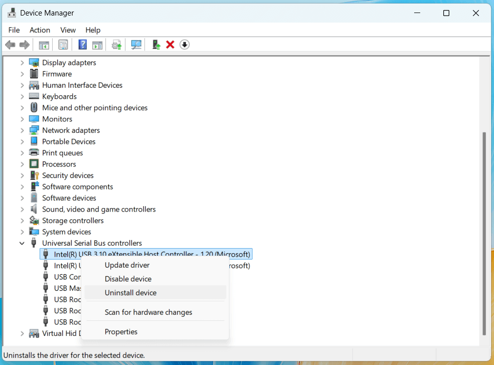 USB port might not work on a Windows laptop or desktop