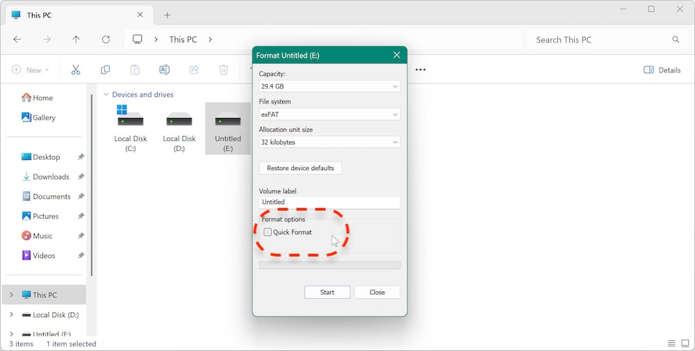 fix 'The disk is write protected' in Windows