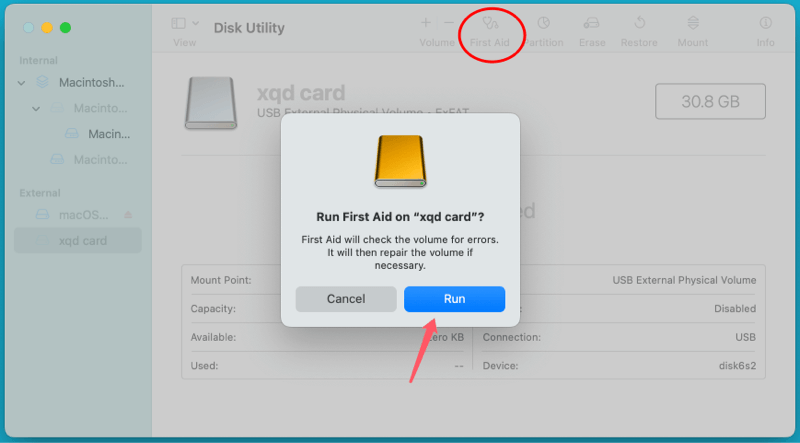 Fix XQD Card Not Showing Up or Not Mounting on Mac