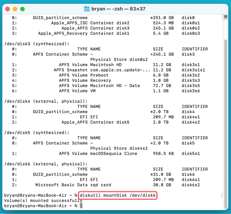 Fix XQD Card Not Showing Up or Not Mounting on Mac