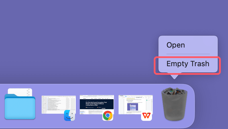 Force deleting files on Mac