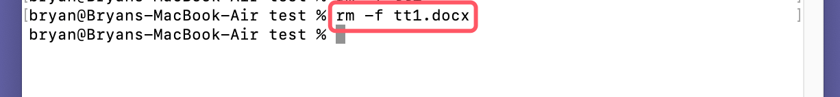 Force deleting files on Mac