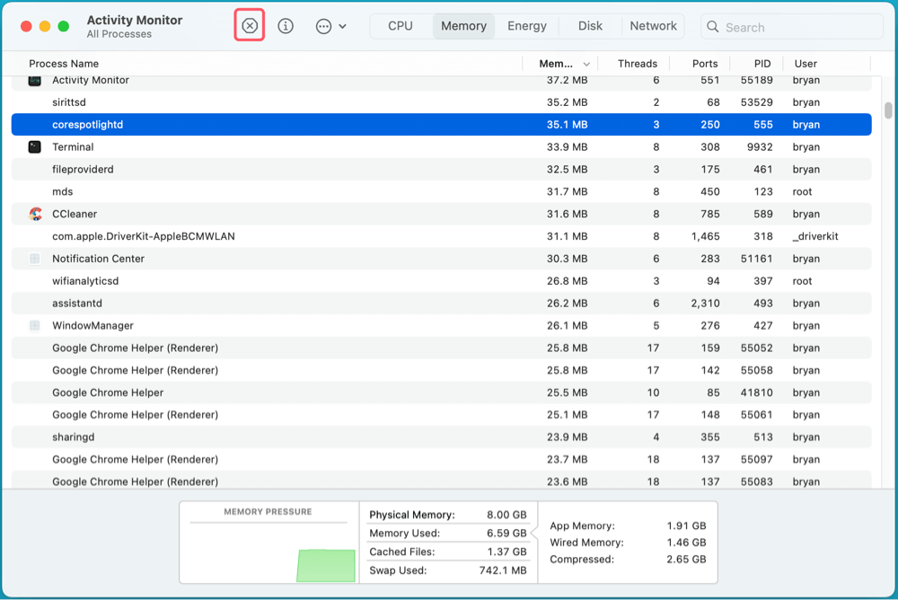 force shut down your Mac