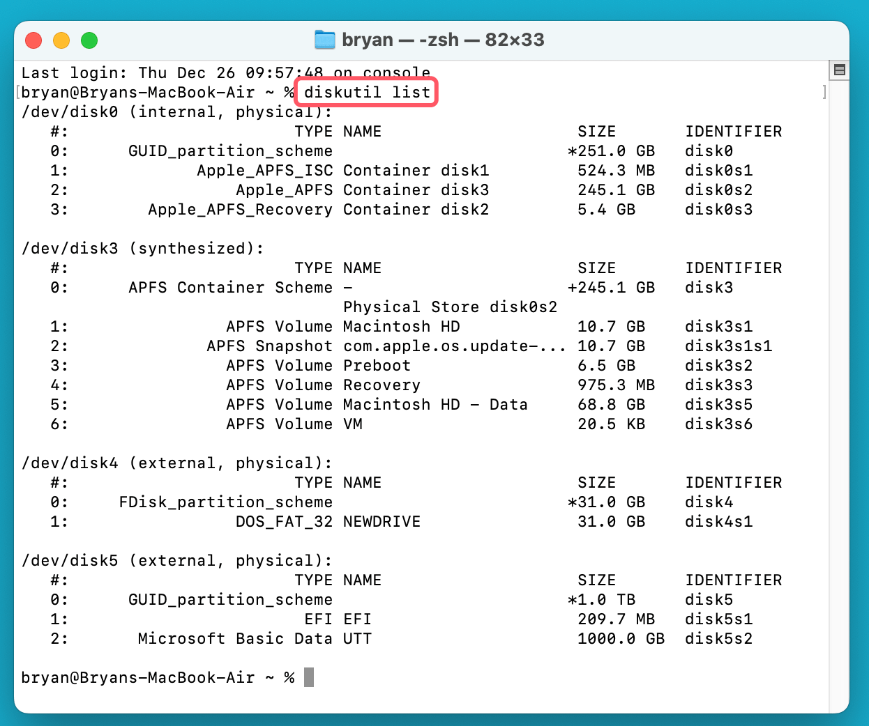 Format an NTFS Drive to APFS, HFS+, ExFAT, or FAT32 on Mac