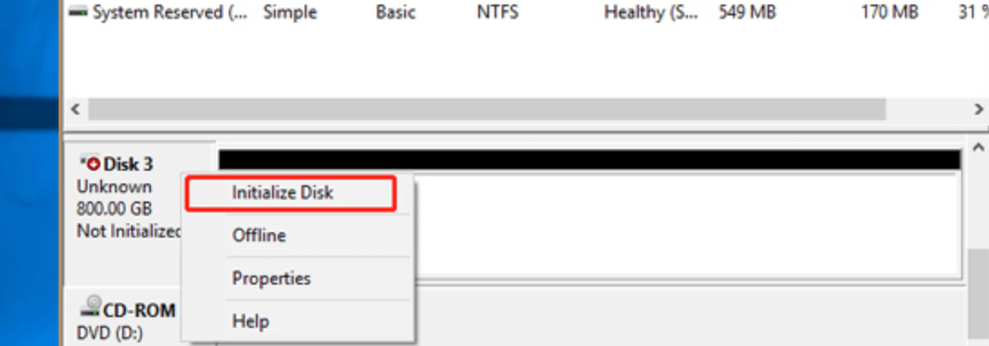 Format M.2 SSD on Windows with Disk Management