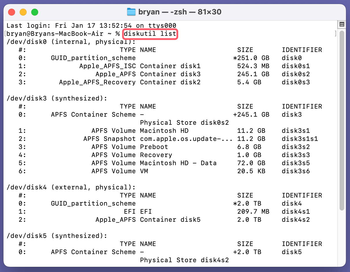 Formatting your SSD to ExFAT or FAT32 on Mac