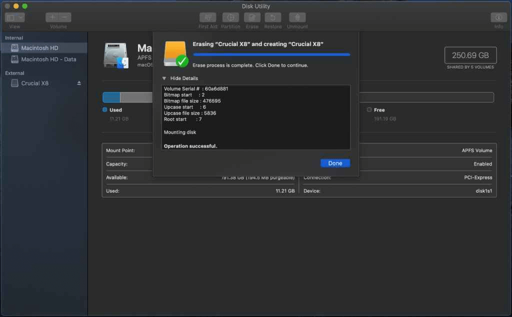 unformat Crucial X10 Pro Portable SSD