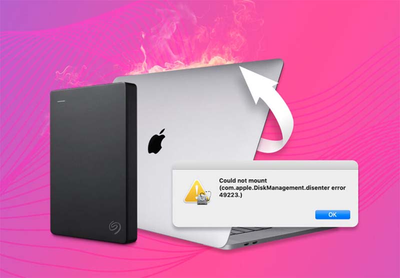 Seagate external SSD not mounting on Mac