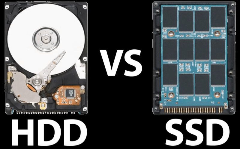 HDDs and SSDs