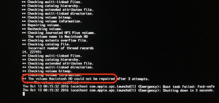 how to use fsck on Mac