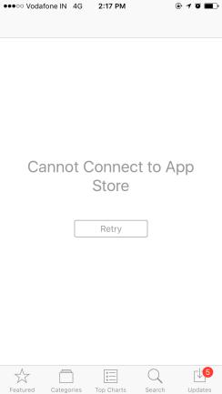 App Store not working