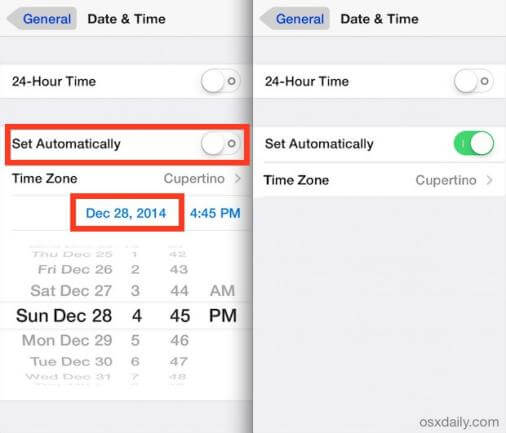 Check iPhone Date&Time