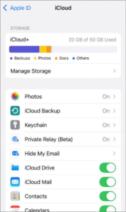 iCloud Backup and Restore