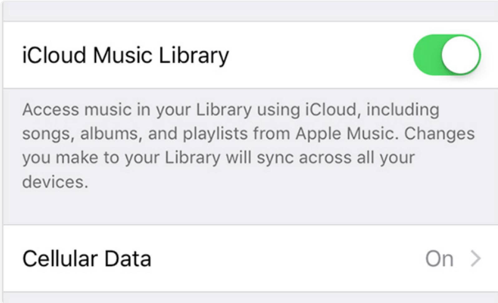 Музыка icloud