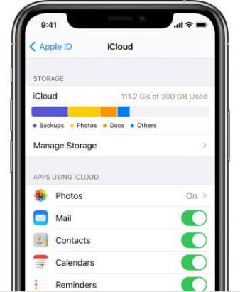 Log into iCloud Backup