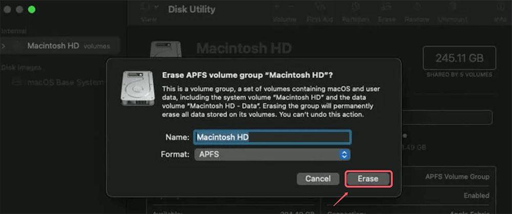 Erase the Hard Drive